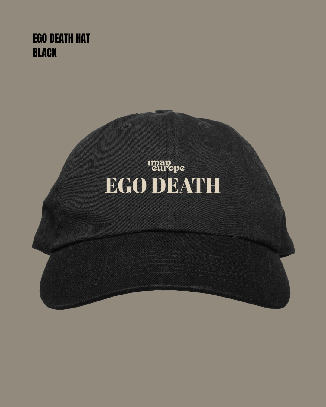 EGO DEATH HAT - BLACK